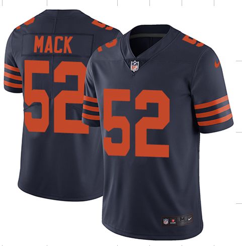 Youth Chicago Bears #52 Mack Blue orange Nike Vapor Untouchable Player NFL Jerseys